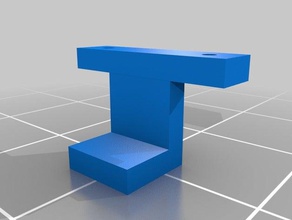 anti-soltar do gancho suporte em forma de l guia dji mavic pro A impressão 3d 3d print model - Mito3D