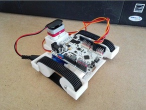 tanque oruga mini juguetes y accesorios de juego arduino makeprintable juguete vehículo 3d print model - Mito3D