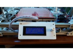 lcd smart display extrusion mount 3d printing 3d print model - Mito3D