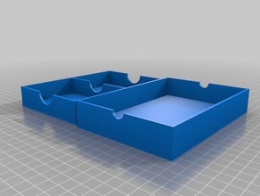 il mio personalizzato doppia scatola di carta giochi su misura 3d print model - Mito3D