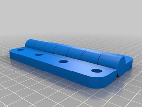 my customized parametric hinge diy 3d print model - Mito3D