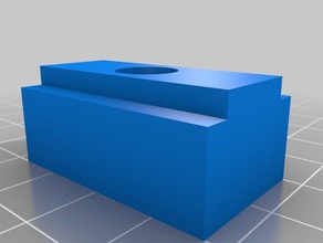 vw van roof-rail mounting blok sport & outdoors 3d print model - Mito3D