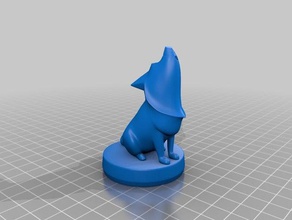 custon dog amiibo animals finnish lapphund 3d print model - Mito3D