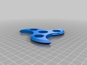 mon personnalisés vague mortelle fidget spinner pick-a-poids jouets & jeux personnalisé 3d print model - Mito3D
