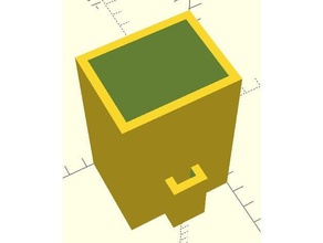 o suporte da caixa recipientes a caixas titular 3d print model - Mito3D