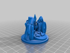 catan largest army trophy toy & game accessories 3d pieces settlersofcatan settlers 3d print model - Mito3D