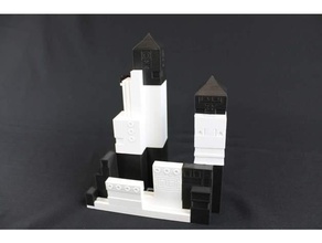 monument valley - Kapitel 3 versteckten Tempel Spiele das Spielzeug 3d print model - Mito3D