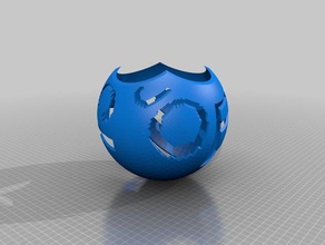 joey chiu proyección estereográfica matemáticas art personalizado 3d print model - Mito3D