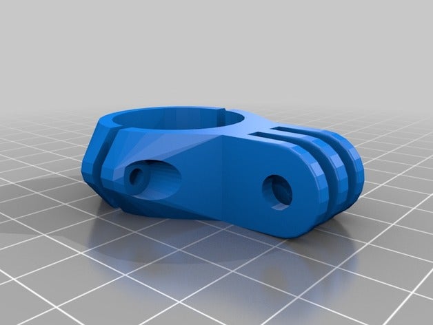meu personalizados os suportes da gopro biblioteca de se expandir câmera personalizado 3D print model - Mito3D