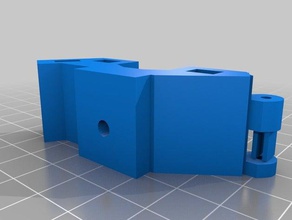 kossel mini plexiglass enclosure parts m4 remix 3d printer 2020 extrusion corner hinge holder housing plexiglas 3d print model - Mito3D
