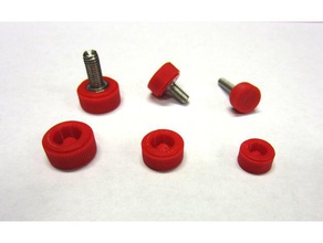metric thumb screws - screw replacement parts m3 m4 m5 thumbnut thumbscrew thumbwheel 3d print model - Mito3D