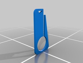 key-chain-Halterung Schlüsselanhänger 3d print model - Mito3D