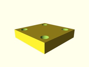 simple plaque de démonstration le bricolage 3d print model - Mito3D