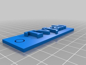 tvjab clé de la chaîne L'impression 3d un trousseau clés porte-clés nouvelles 3d print model - Mito3D