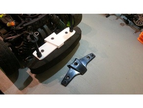 equipo asociado ápice rc cuerpo post parachoques de montaje r c vehículos asociados 3d print model - Mito3D