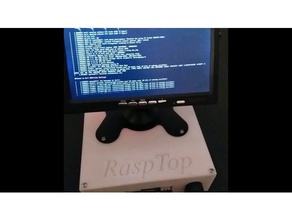 rasptop l'elettronica desktop il fai da te lm2596 raspberry pi 3 custodia 3d print model - Mito3D