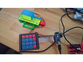arduino-basierte elektronische Sperre - Elektronik 3d print model - Mito3D