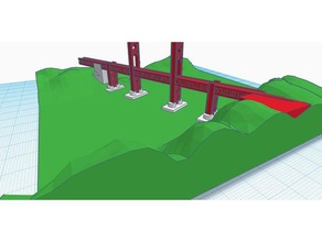 ponte 25 abril öğrenme aevp anti-sismik anti titreşim köprü Portekiz 3d print model - Mito3D