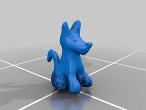 dos desenhos animados do cão atualizado A impressão 3d 3d print model - Mito3D