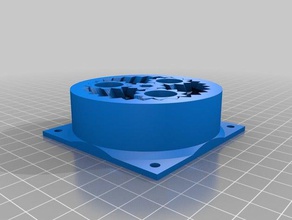 my customized parametric peristaltic pump optional mount roller holes v3 9mm parts 3d print model - Mito3D