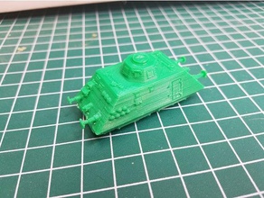 wwii german armored railcar infantriewagen 100th scale vehicles fow tank 3d print model - Mito3D