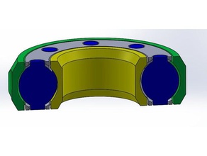 rolamento de roulement partes 3d print model - Mito3D