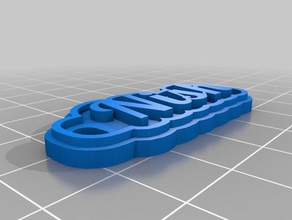 el acabado de llavero llaveros personalizado 3d print model - Mito3D