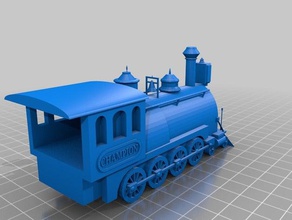 1st train weatherly models 3d print model - Mito3D