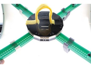 Modulares Drohnen-kit r c Fahrzeuge 3dprintable 3d-Drucker 3d-drucken einfach gopro hexacopter hdpe laser lasercut modular - Modul Einsatz von multikopter quad quadcopter Rahmen rc beständig tricopter 3d print model - Mito3D