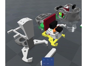 inmoov pescoço suporte de cabeça outra resenha robótica 3d print model - Mito3D