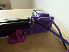 tevo tarantula y motor mount limit switch holder 3d printer parts banholm nema17 stepper 3d print model - Mito3D