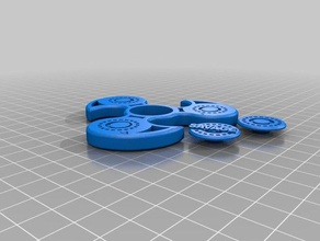 cool savage spinners caps toys & games fidget fidgets spinner toy hand handspinner 3d print model - Mito3D