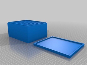 80 762x54r stackable ammo box w lid sport & outdoors customized 3d print model - Mito3D