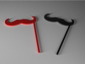 mustache accessories 3d print model - Mito3D