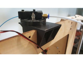 bowden motor mount i3 frame kits 3d printer extruders extruder prusa solidworks stepper 3d print model - Mito3D