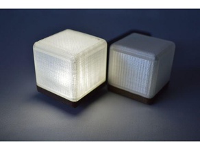 usb luz de los cubos hogares el led la del cubo noche alimentado por antorcha 3d print model - Mito3D