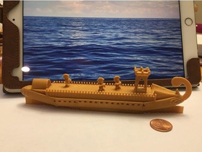 romano buque de guerra vehículos 3d print model - Mito3D