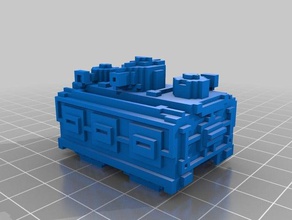 insan buhar tankı leş wargame oyuncak & oyun aksesuarları fantezi minyatür Minyatürler steampunk masa üstü araç voxel wargames wargaming 3d print model - Mito3D