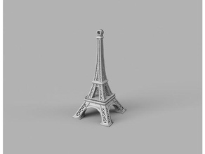 Eiffelturm-Schlüsselanhänger Schlüsselanhänger eiffel tower keychain 3d print model - Mito3D