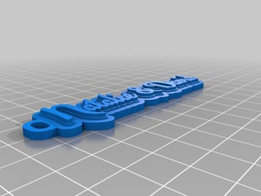 natalie david keychain keychains customized 3d print model - Mito3D