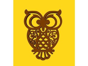 chouette design 3 animaux d'oiseaux oiseaux owl wslab 3d print model - Mito3D