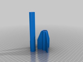 fusée threads L'impression 3d modèle de la 3d print model - Mito3D
