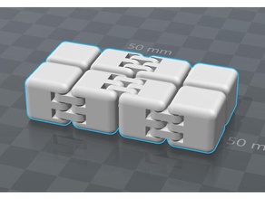 kleine Falten fidget-cubes mechanische Spielzeuge Würfel einfach drucken fidget folding klappbar Ort 3d print model - Mito3D