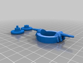 orta parmak spinner aksesuarlar fidget aptal 3d print model - Mito3D