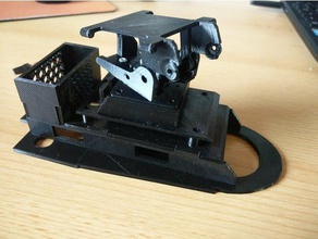 taban plakası pan tilt leightweight r c araçlar Kartal göz multiplex baykuş runcam2 servo twinstar 3d print model - Mito3D