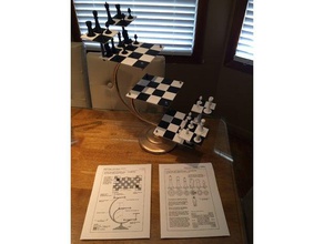 tri-dimensional chess 3d print model - Mito3D