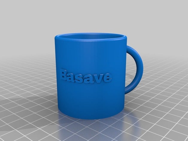 taza basave kitchen & dining customized 3D print model - Mito3D