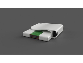 8 kart cüzdanı aksesuarlar para klipsi usb sürücü tutucu cüzdan 3d print model - Mito3D