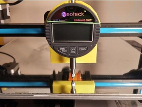 cr-10 dial gauge mount 3d printer accessories bed level leveling creality s4 s5 3d print model - Mito3D