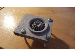 blower v1 520 çark diy 50mm fan 3d print model - Mito3D